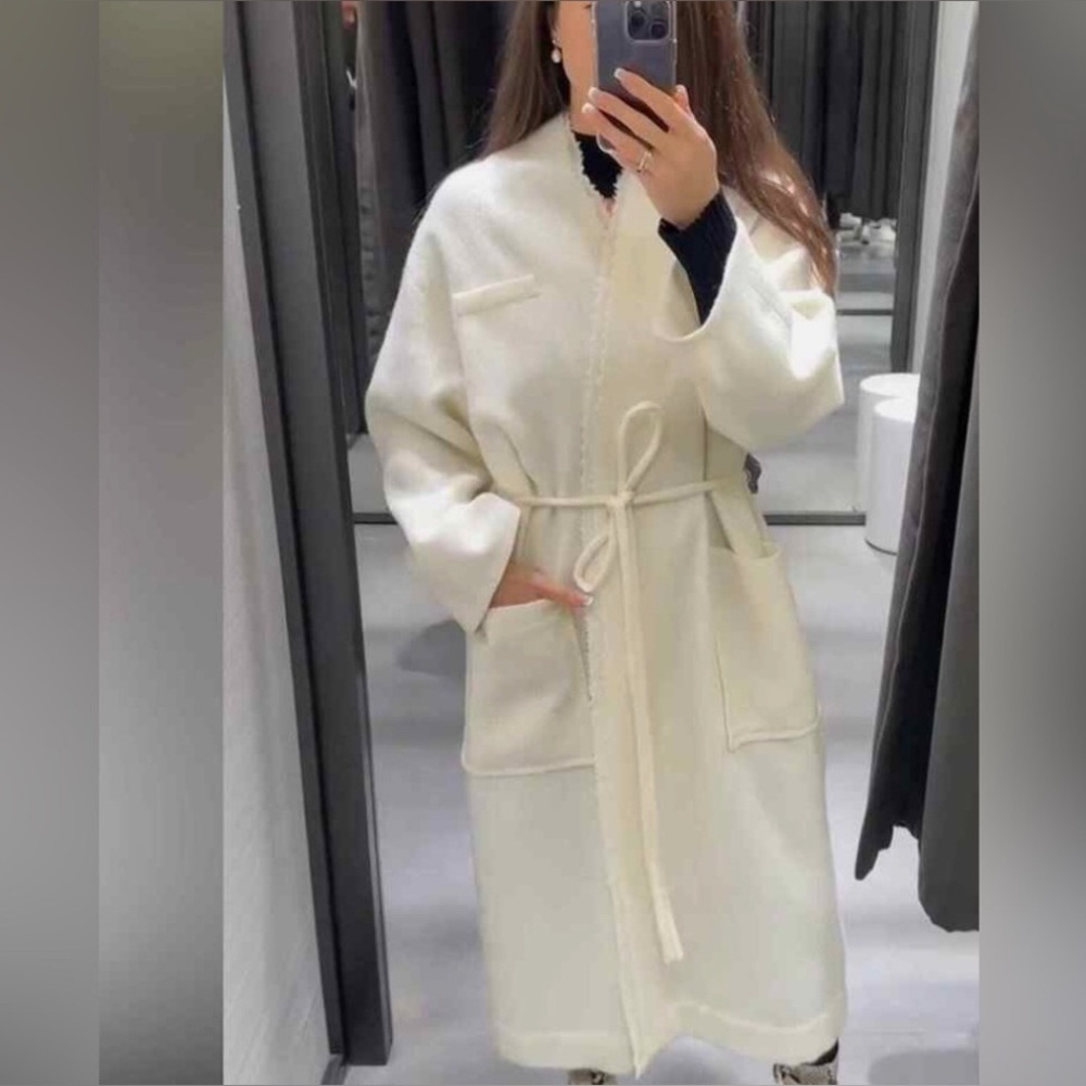 ZARA MANTECO WOOL COAT. BLOGER FAVE